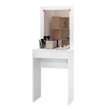 Imagem de Penteadeira Sofie Com Espelho 1 Gaveta Branco Branco