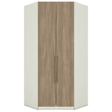Imagem de Canto Closet Modulado 2 Portas 241x110 cm Seletto Areia Jequitiba Henn