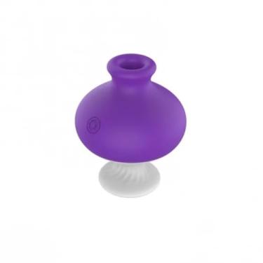 Imagem de Vibrador Com Sucção Lantern 7 Modos De Vibração Discreto Portátil Recarregável [ROXO]