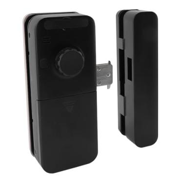 Imagem de Trava de Segurança da Porta de Vidro da Impressão Digital, Trava de Senha Virtual Com Alarme de Voz Real, Controle de Atendimento para o Escritório Em Casa, o Aplicativo de