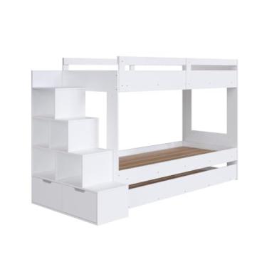 Imagem de Cama Treliche Com Colchão Infantil Branco Completa