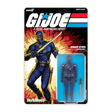 Imagem de Super7 G.I. Joe Reaction+ Wave 03 (Cartoon) - Snake Eyes (Cartoon) Action Figure
