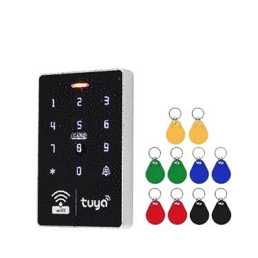 Imagem de Smart Lock, Bloqueio De Impressão Digital. Teclado De Controle De Acesso à Porta Wifi Tuya Ip68 à Prova D'água Rfid Teclado Controlador Leitor Abridor De Porta De Toque, S10w 10keyic