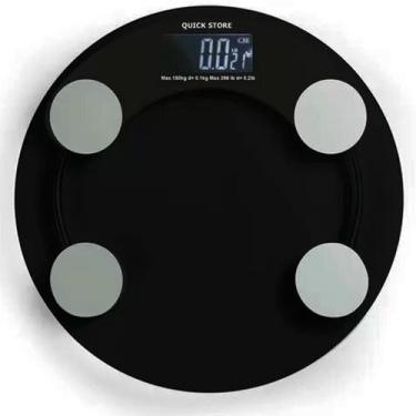 Imagem de Balança corporal digital preta vidro temperado até 180 kg - Tesla Stor