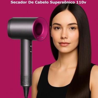 Imagem de Secador De Cabelo Supersônico 110v Secagem Rápida Ar Quente e Frio 5 B