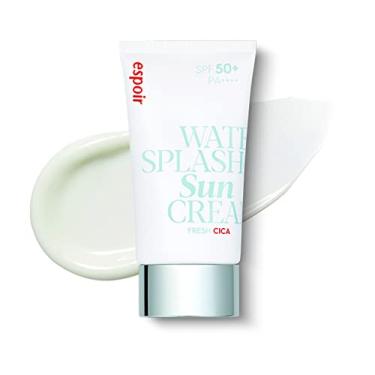 Imagem de Espoir Protetor Solar Water Splash Fresh Cica 2 Oz Fps 50+ Pa++++, Hidratante E Calmante, Vegano, Bloco De Cuidados Com A Pele Chá Verde Cica, Substituto Para Creme Bb, Base Coreana Maquiagem