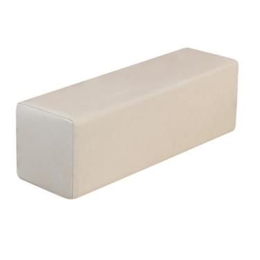 Imagem de Ｂｅｓｇａ Almofada para apoio de braço lateral de sofá, suporte de cotovelo, espuma de alta densidade, almofada lombar decorativa para escritório, quarto, casa, Bege