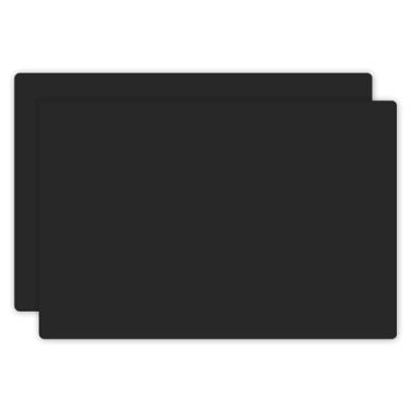 Imagem de Tapete de silicone para balcão, protetor de bancada antiderrapante, tapete de mesa de centro de silicone, resistente a tensão e resistente ao calor, multiuso - pacote com 2