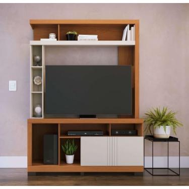 Imagem de Estante Elba para TV's de até 50 Polegadas com 2 Pts com Frisos - Frei