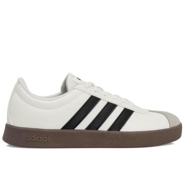 Imagem de Tênis Adidas VL Court Base Branco Preto e Cinza-43