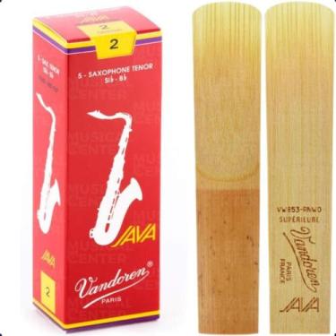 Imagem de Palheta P/sax Tenor N.2 Java Red Cut UNIDADE Sr272r Vandoren 7815