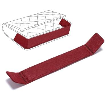 Imagem de OAikor Modelador de base para bolsa WOC pequena, modelador de base WOC com asas, protetor e inserção para carteira na bolsa de corrente, proteção e suporte definitivos (vinho 25,4 cm x 3 cm)