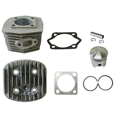 Imagem de Conjunto de cabeça de cilindro de 46,8 mm (1,84 polegadas) serve para motor de bicicleta motorizado a gás 80cc