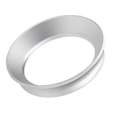 Imagem de Normcore Funil Dosador De Espresso V2 51 Mm, Anel Magnético, Alumínio Anodizado 18 Mm Com 15 Encaixes Neodímio, Porta-Filtro Sem Fundo Prata