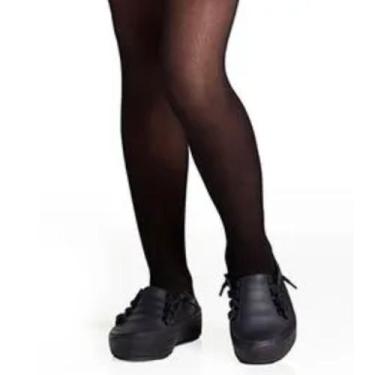 Imagem de Meia Calça Infantil Fio 20 Fina Transparente Poliamida Trifil, Preto, 