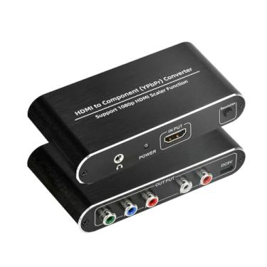 Imagem de Conversor HDMI para componente com função de escalador HDMI para YPbPr 5RCA RGB Scaler adaptador V1.4 com suporte de saída de áudio R/L para MacBook TV Blu-Ray DVD PS4 DVD PSP Xbox 360Amazon Fire TV
