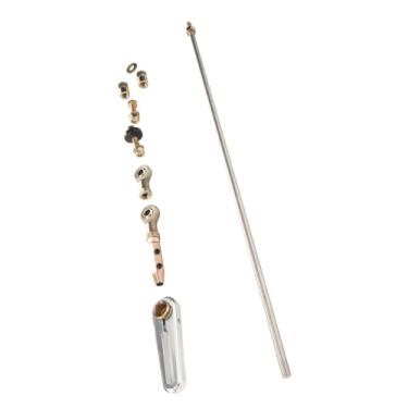 Imagem de Karlak Kit de Ligação de Mudança de Coluna Kit ACA 1800, Conjunto de Link de Mudança de Braço Automático de Aço Inoxidável, Haste de Construção Robusta 21in, Adequada para 4L60 4L60E