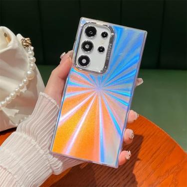 Imagem de MVVKKY Para Samsung S24 Plus Luxury Water Ripple Feather Case PC Capa de Revestimento (Para Samsung S24 Plus/AK2)