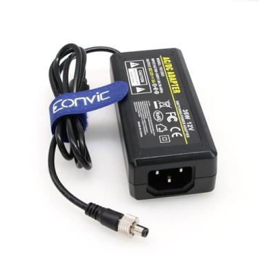 Imagem de Eonvic Adaptador De Alimentação Ca 12V 3A Com Trava Dc 5,5X2,5 Mm Para Hollyland Mars 400S Smallhd 702, Monitor Touchscreen, Atomos Ninja V Shogun, Dispositivos Vídeo Pix-E7 Pix-E5