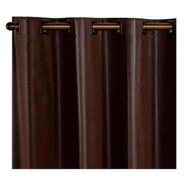 Imagem de Cortina para porta e janelas, Corta Luz com Blackout 2,80 X 2,30 - Modelo Premium (tabaco)