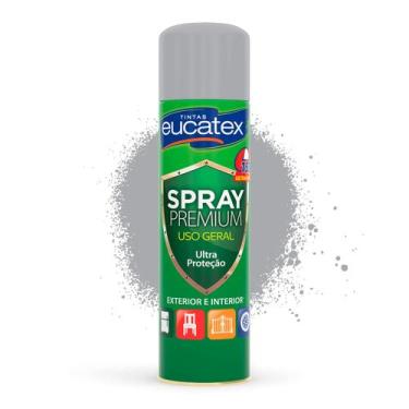 Imagem de Eucatex Spray Multiuso, Cinza Claro