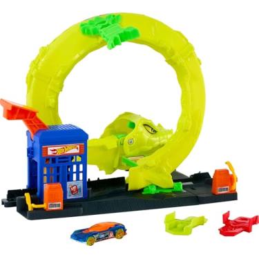 Imagem de Hot Wheels City Pista de Brinquedo Ataque de cobra para crianças a partir de 4 anos