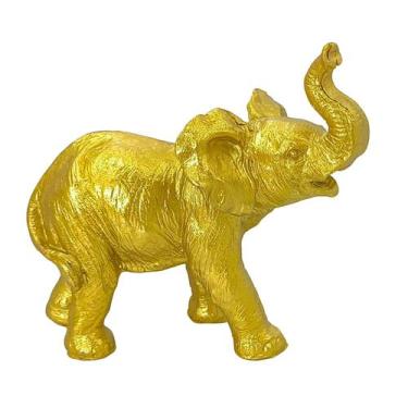 Imagem de Elefante Decorativo Em Resina Indiano Sabedoria Sorte 05 - Luthi Comér