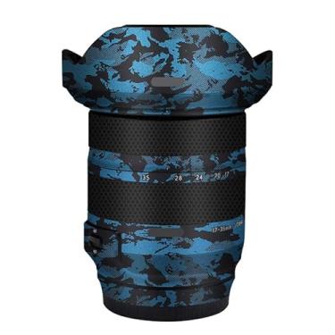 Imagem de Skin Lens Camera Skin Wrap Vinil Adesivo de Proteção Acessórios de Fotografia para Tamron 17-35 mm F2.8 adequado para Canon EF Mount 17-35 F 2.8 (Azul Cavaleiro)