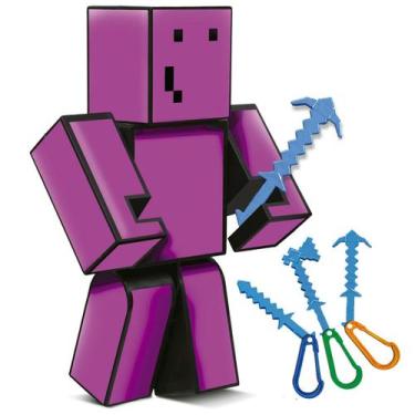 Imagem de Boneco Melzinha 25 Cm Mine Articulado Youtuber Craft - Algazarra