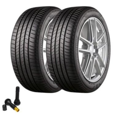 Imagem de Combo 2 Pneus 205/55R17 91V Turanza T005 Bridgestone + Bico Valvula Tr