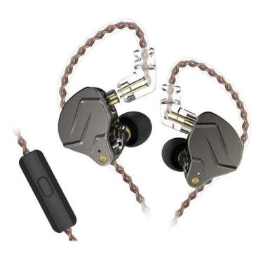 Imagem de Fone Ouvido Kz Zsn Pro Com Microfone Intra Auricular, Preto Com Microf