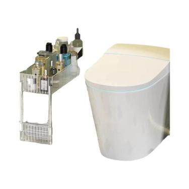 Imagem de Carrinho De Utilidade Com Rodízio De Acrílico Transparente, Prateleira