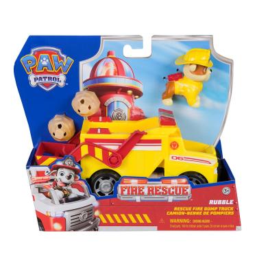 Imagem de Patrulha Canina - Veiculo Grande + Boneco Rubble Fire Rescue