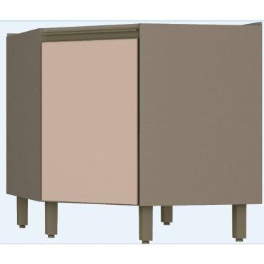 Imagem de Balcão sem Tampo de Canto Obliquo Henn