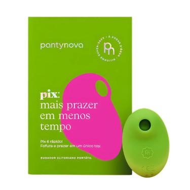 Imagem de Estimulador de Ondas de Pressão Pantynova Pix Portátil Verde