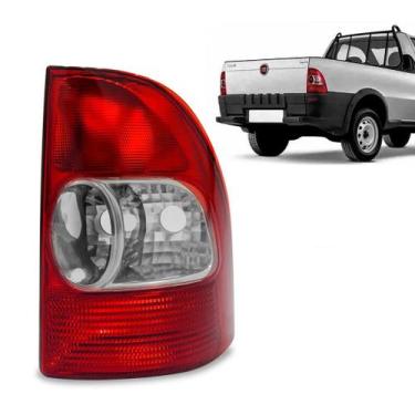 Imagem de Lanterna traseira Fiat Strada 2001 a 2004 Rubi - Mikron, Lado do Motor