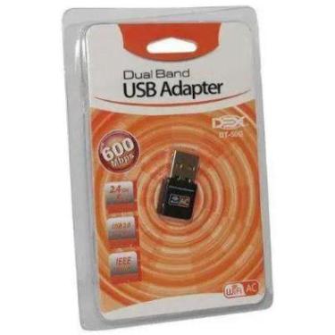 Imagem de Adaptador Wi-Fi USB 5GHz Dual Band 600Mbps