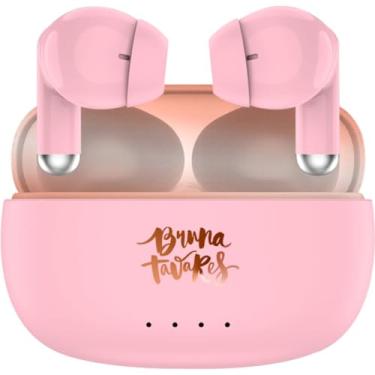 Imagem de Fone de Ouvido Bluetooth, Leonora, Bruna Tavares, 5.3 USB-C, Rose