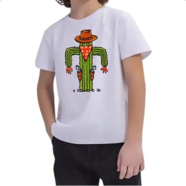 Imagem de Camiseta Infantil Cacto cowboy - Alearts, 4