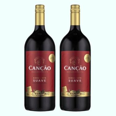 Imagem de Kit 2 Vinho Tinto Suave Canção 1,5L - Serra Gaúcha