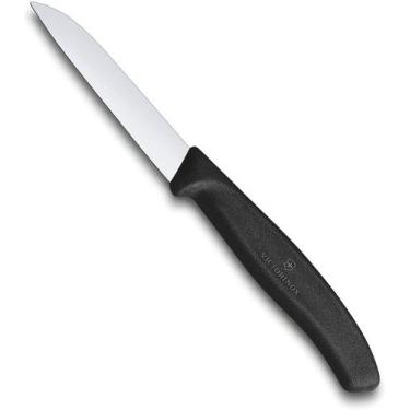 Imagem de Faca para descascar 19cm Lâmina lisa 8cm SwissClassic Victorinox 6.740