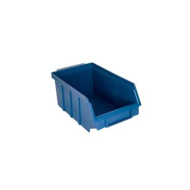 Imagem de Gaveteiro Caixa Plástica Organizadora BIN 4 - CBL, azul