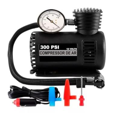 Imagem de Mini Compressor De Ar Para Carro Adequado Para Pneus De Carro, Motocicletas, Bicicletas, ColchõEs Inflados