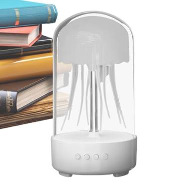 Imagem de Rrlihjgu Lâmpada de Água-Viva,Luminária de Mesa Elegante 7 Cores Com Coluna - Iluminação Decorativa para Casa Decoração Restaurante Escritórios Berçário Festa Exterior Casa de Banho