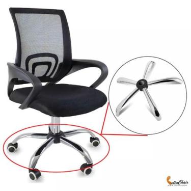 Imagem de Aranha Base Estrela Cromada ref 4001377 BELLA CHAIR Ideal para Cadeira