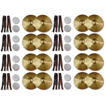 Imagem de Kit 8 Par Prato 14 Marcial C. Ibanez + 8 Par Alça Couro