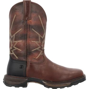 Imagem de Durango Men's Maverick Xp Ventilated Western Work Boot Square Toe Brown 13 EE