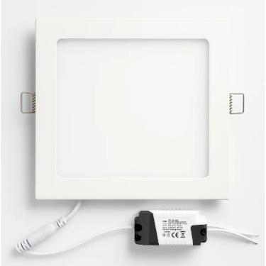 Imagem de Plafon Painel de led quadrado  22cm Bivolt 18W 3000k