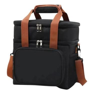 Imagem de Bolsa térmica lancheira grande 12,5l - Malissima, Preto