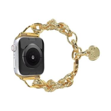 Imagem de Pulseira De Luxo Feminina Para Apple Watch Ultra 46mm 9 8 7 42mm 45mm 